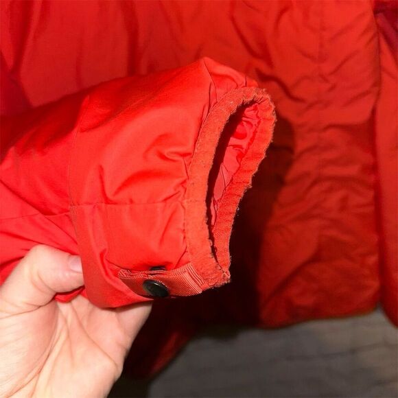 The North Face Women's XL Red Puffer Jacket Quilted Insulated Casual - Picture 5 of 7